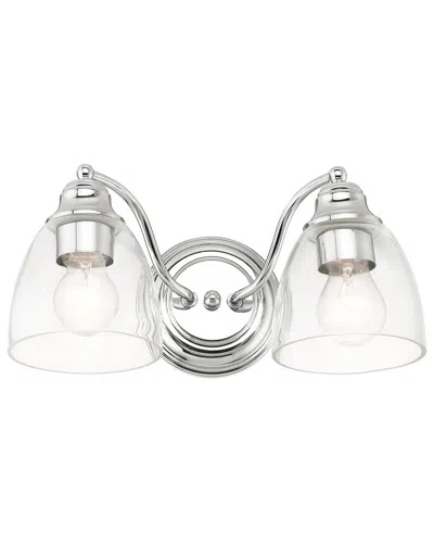 LIVEX LIGHTING LIVEX LIGHTING 2 LIGHT POLISHED CHROME VANITY SCONCE