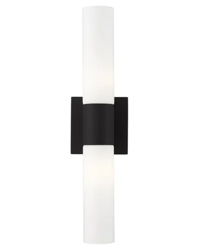 Livex Lighting 2-light Textured Ada Vanity Sconce In White