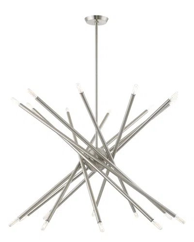 Livex Lighting 20-light Brushed Nickel Pendant