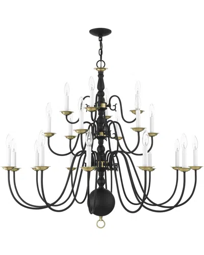 Livex Lighting 22-light Black Chandelier