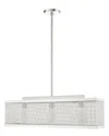 Livex Lighting 3-light Brushed Nickel Chandelier In Metallic