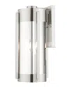 Livex Lighting 3-light Brushed Nickel Outdoor Wall Lantern