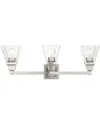 Livex Lighting 3-light Brushed Nickel Vanity Sconce