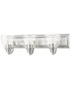 Livex Lighting 3 Light Brushed Nickel Vanity Sconce