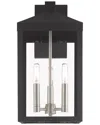 Livex Lighting 3-light Outdoor Wall Lantern In Black