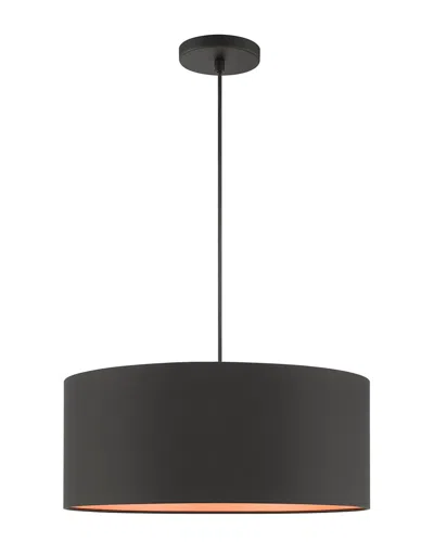 Livex Lighting 3-light Pendant In Brown