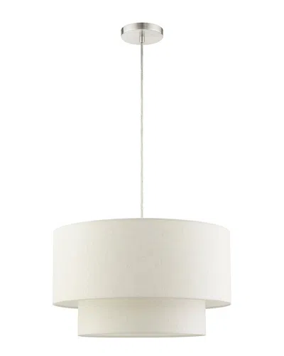 Livex Lighting 3-light Pendant In Neutral