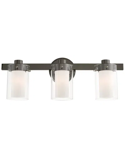 Livex Lighting 3-light Polished Black Chrome Vanity Sconce
