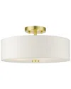 Livex Lighting 3-light Semi Flush