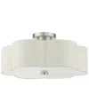 Livex Lighting 3-light Semi Flush
