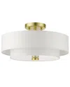 Livex Lighting 3-light Semi Flush