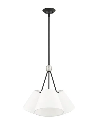 Livex Lighting 3-light Black Chandelier