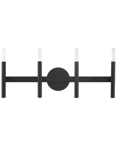 Livex Lighting 4-light Black Ada Vanity Sconce