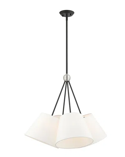Livex Lighting 4-light Black Chandelier