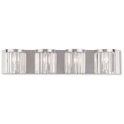 Livex Lighting 4 Light Brushed Nickel Ada Bath Vanity