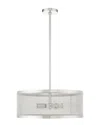Livex Lighting 4-light Brushed Nickel Chandelier In Metallic