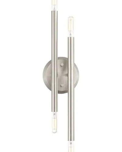 Livex Lighting 4-light Brushed Nickel Wall Sconce