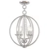 Livex Lighting 4 Light Ch Mini Chandelier/ceiling Mount