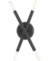 Livex Lighting 4-light Scandinavian Gray Wall Sconce