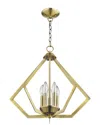 Livex Lighting 5-light Antique Brass Chandelier In Metallic