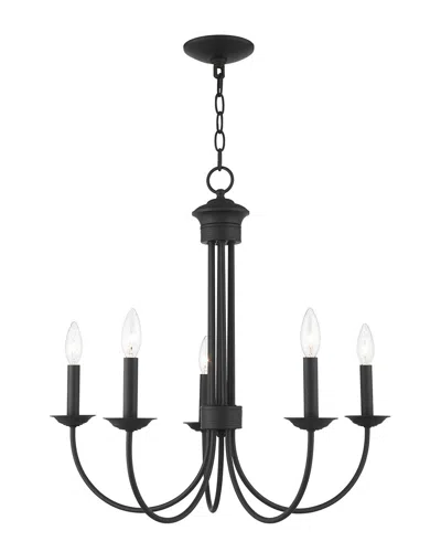 Livex Lighting 5-light Black Chandelier