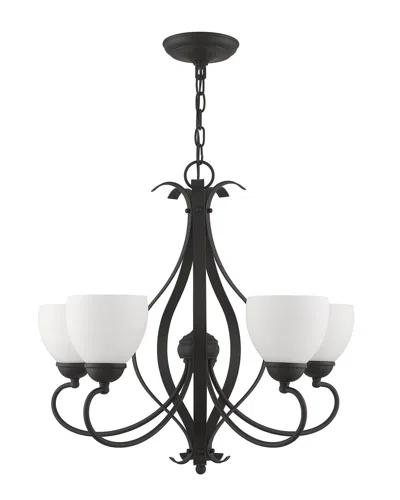Livex Lighting 5-light Black Chandelier