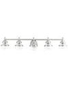 Livex Lighting 5-light Brushed Nickel Vanity Sconce
