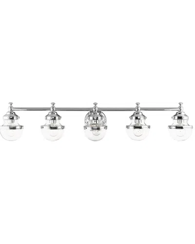 Livex Lighting 5-light Polished Chrome Vanity Sconce Wall Light