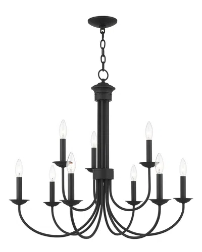 Livex Lighting 6 3-light Black Chandelier