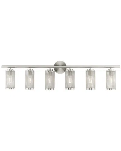 Livex Lighting 6-light Brushed Nickel Vanity Sconce