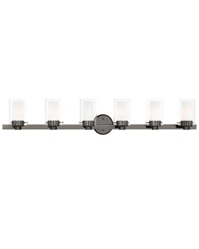 Livex Lighting 6-light Polished Black Chrome Vanity Sconce