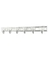 Livex Lighting 6 Light Polished Chrome Vanity Sconce In Silver