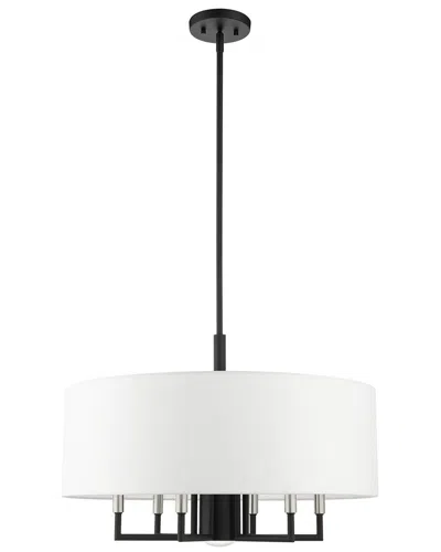 Livex Lighting 7 Light Pendant Chandelier In White