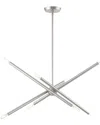 Livex Lighting 8-light Brushed Nickel Pendant