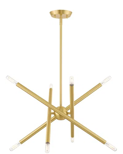 Livex Lighting 8-light Satin Brass Pendant