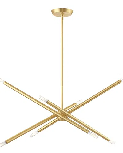 Livex Lighting 8-light Satin Brass Pendant