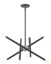 Livex Lighting 8-light Scandinavian Gray Pendant