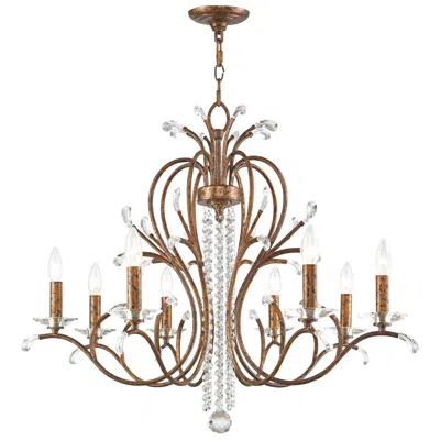 Livex Lighting 8 Light Venetian Golden Bronze Chandelier