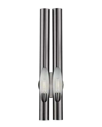 Livex Lighting Acra Black 2 Light Sconce