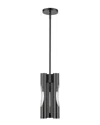 Livex Lighting Acra Black 3 Light Chandelier In Black