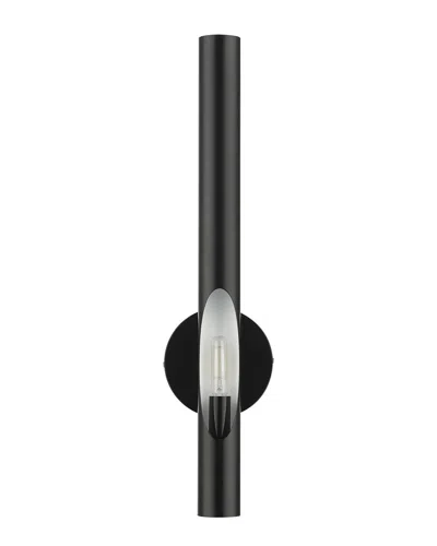 Livex Lighting Acra Black Sconce 1