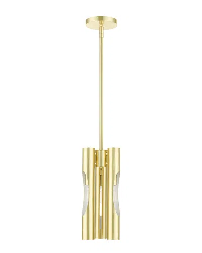 Livex Lighting Acra Brass 3 Light Chandelier