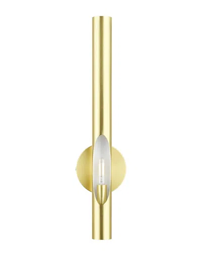 Livex Lighting Acra Brass Sconce