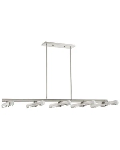 Livex Lighting Acra Nickel 10 Light Chandelier