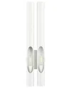 Livex Lighting Acra White 2 Light Sconce In White