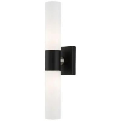 Livex Lighting Aero 17 3/4" High Black Ada 2-light Wall Sconce