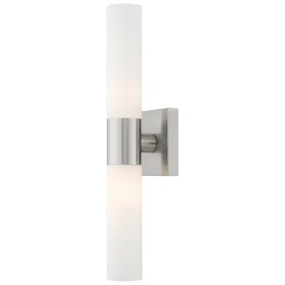 Livex Lighting Aero 18" High 2 Light Brushed Nickel Bath Light