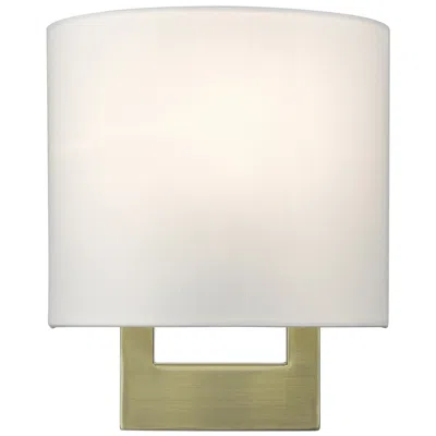 Livex Lighting Allison 8" Wide 1-light Antique Brass Ada Wall Sconce