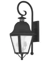 Livex Lighting Amwell 2-light Black Outdoor Wall Lantern