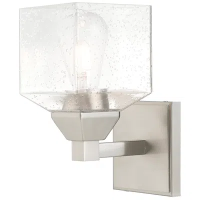 Livex Lighting Aragon 1 Light Brushed Nickel Wall Sconce
